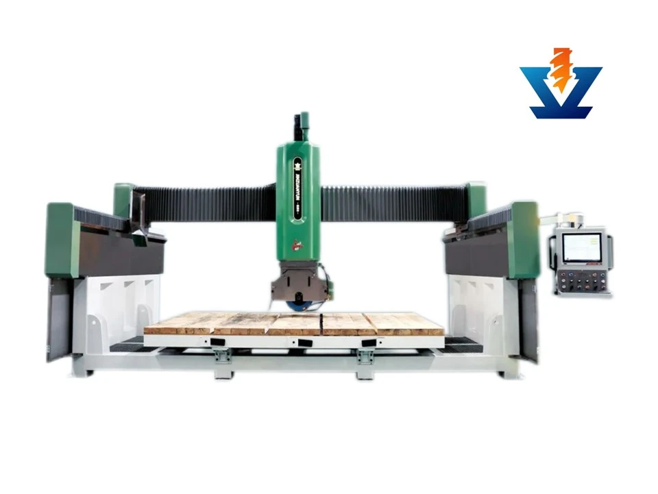 New Arrival 5 Axis Stone CNC Router Bridge Integrated Cutting Machine New Arrival 5 Axis Stone CNC Router Bridge Integrated Cutting Machine